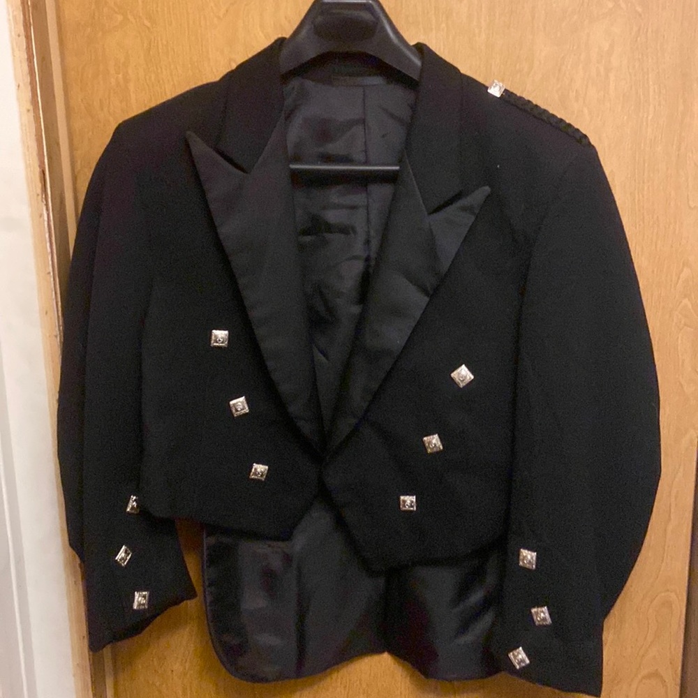 Prince Charlie kilt coat. 44